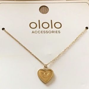 OLOLO Jewelry - STAINLESS STEEL - ANGEL HEART PENDANT with CHAIN